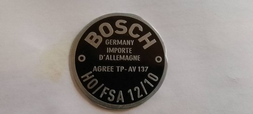 Type plate sign bosch - type,